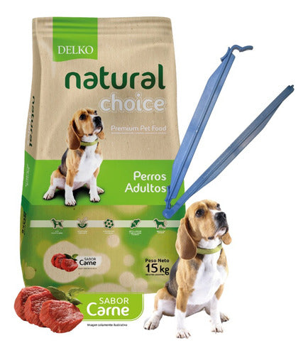 Bag Sealing Clip + Natural Choice 15kg Adult Dog Food Bundle 0