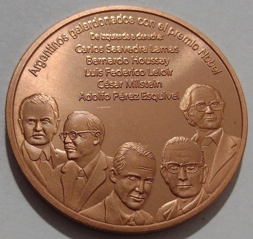 Argentinian Nobel Prize Winners Medallion Collection 4