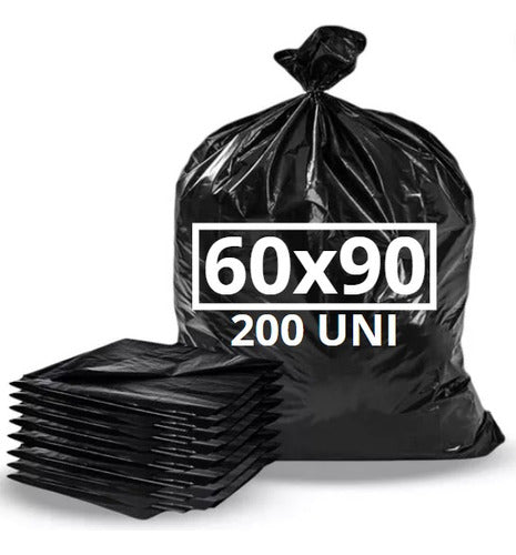 Sanimar Waste Bags Black 60x90 x 200 Units 0