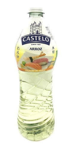 Castelo Rice Vinegar 750 ml Pack of 5 - Ideal for Sushi 0