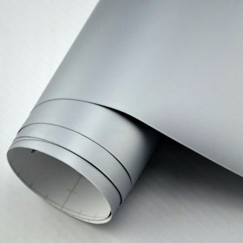 Metallic Silver Vinyl for Fridges - 3 Meters X 1.22 Meters Width 0