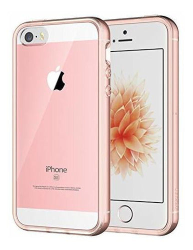 JETech iPhone SE, iPhone 5s and iPhone 5 Case, Shockproof/Scratch-Resistant, Rose Gold 0