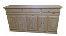 Solid Pine Modular Low Sideboard 1.80m x 1m Tall 1