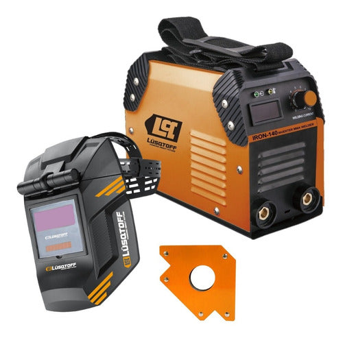 Lüsqtoff Iron-140 Inverter Welder 120A + Sensitive Mask + Magnetic Square 0