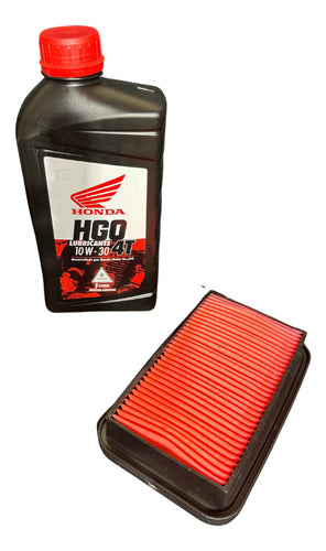 Honda Kit Service Orig Glh150 Mineral + Filtro Aire Paperino 2