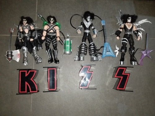 Lote Figuras Banda Kiss Completas Mcfarlane 3