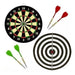 UB Target Game Set with 4 Darts - Wooden Board Iytrer-054 2