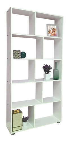 Diseños Modernos S.A. Combo PC Desk + Cube Bookcase 5 Shelves 180x90 6