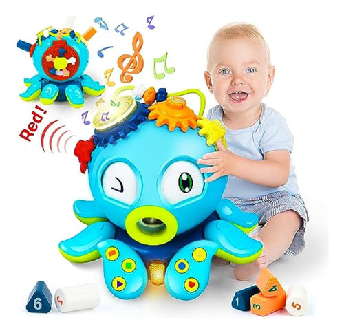 UNIH Crawling Octopus Toys for Babies 0