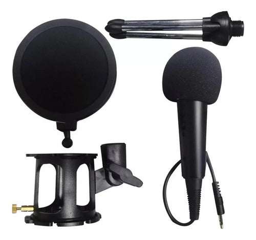 Atrix Omnidirectional Microphone PC with Anti-Pop Support for YouTube and Twitch 2