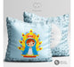 Decorative Cushions with Cheerful and Sweet Religious Illustrations 1
