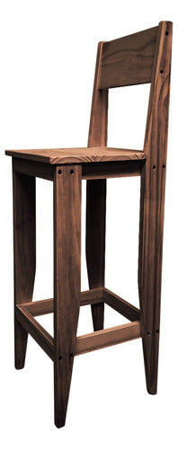 Sajo High Stool Wooden Bench 75cm Dining Offer 0