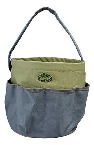 Esschert Design Round Garden Tool Bag Gris 1