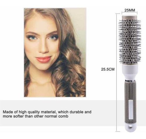 P&N Professional Nano Ionic Ceramic Thermal Brush 25mm 1