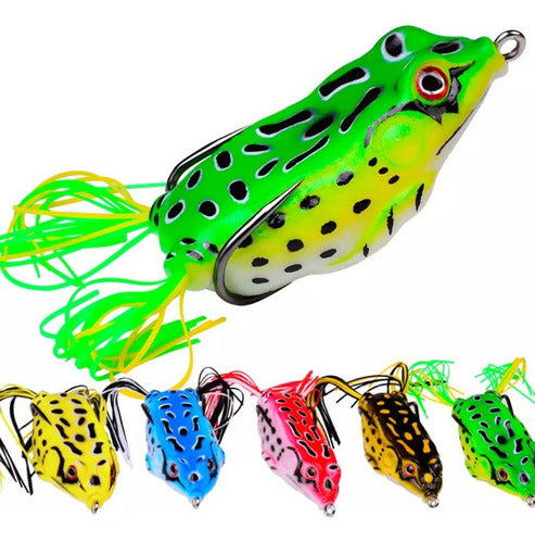 Brand Name 5 Lures for Tararira. Frog with 2 Large Hooks. Offer 0