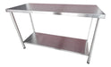 Mesa Auxiliar Inox 100% 100x50 Cozinha Industrial 1 Prat 0