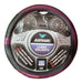 DG Steering Wheel Cover in Black with Pink Carbon Fiber Accent 0