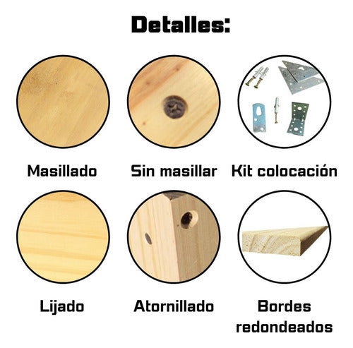 Apolo Muebles Servilletero Con Agarre Madera Pino 3