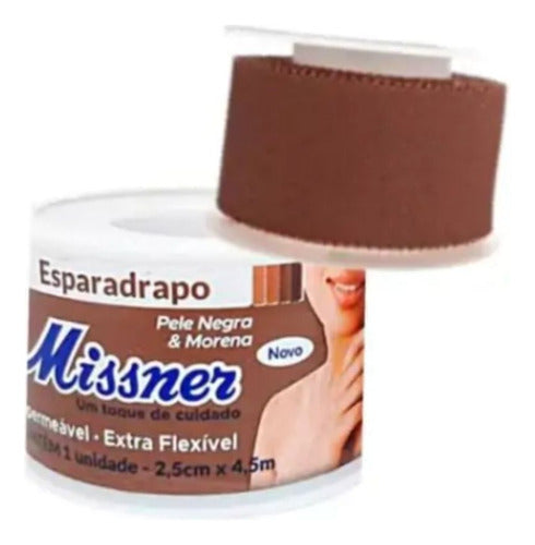 Esparadrapo Marrom 2,5cm X 4,5m Pa.1280 Missner 0