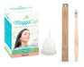 Maggacup Reusable Menstrual Cup + Meraki Bamboo Toothbrush 6