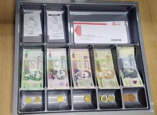 Mobile Organizador Para Billetes, Monedas, Voucher - Blanco 0