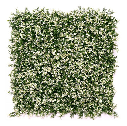 Just Green Jardin Vertical Muro Verde Artificial White Veil 50x50 0