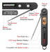ThermoPro TP-03B Digital Kitchen Thermometer with Instant Read and Liquid Penetration 5