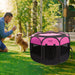 Loves Cabin Portable Foldable Pink Pet Playpen - S 5