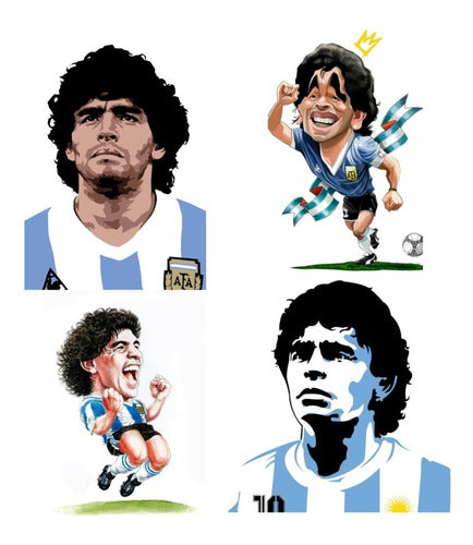 Pack of Messi and Maradona Vector Art for Printing and Sublimation 6