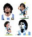 Pack of Messi and Maradona Vector Art for Printing and Sublimation 6