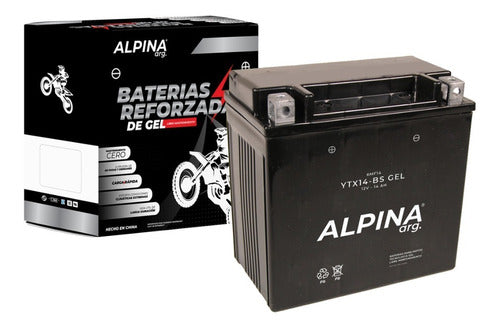 Bateria Alpina Ytx14-bs Gel Bmw F650gs F800gs R1200gs Africa 0