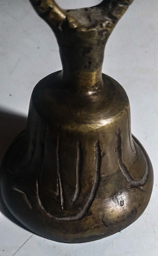 Antigua Campana De Bronce Maciza 1