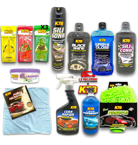 K78 Premium Car Wash Kit Super Complete 12 in 1 0