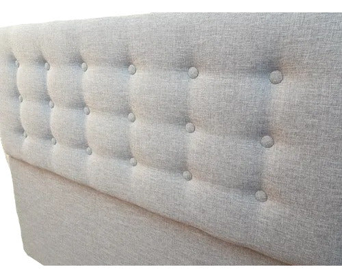 JD Respaldos Classic Headboard with Buttons King Size in Stain-Resistant Velvet 7