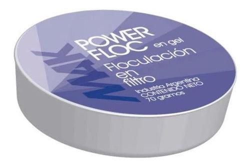 Power Floc En Gel Ideal Agua Transp P/pileta X70gr Mak X 24u 0