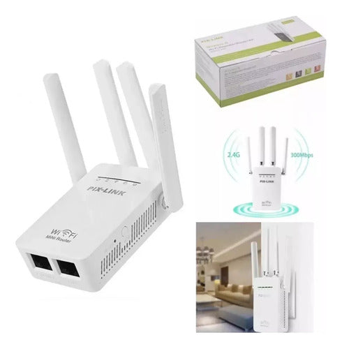 Extensor Amplificador De Señal Wifi Repetidor Largo Alcance 1