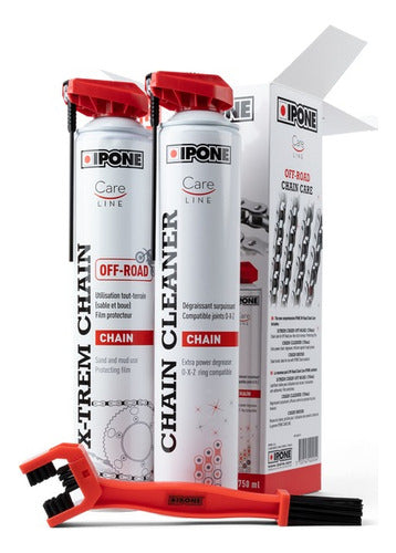 Ipone Chain Road Cleaning and Lubrication Kit 1