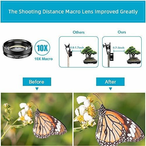 MIAO LAB 11 In 1 Phone Camera Lens Kit - Wide Angle Lens & Macro Lens 5