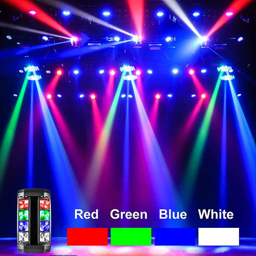 Bsbl Rgbw Dj Lights 8 Beam Stage Lights Club Lights Con Soni 1