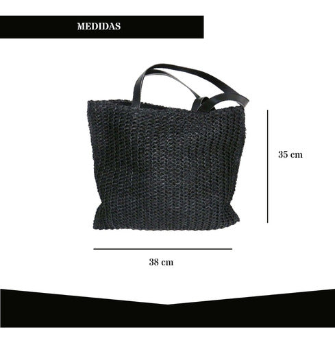 Form Natural Fiber Bag - Black 1