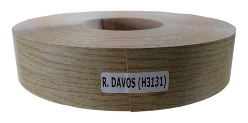 Tapacanto Pvc Roble Davos 0,40 Mm X 50 Mm 10m S/ Pegamento 0