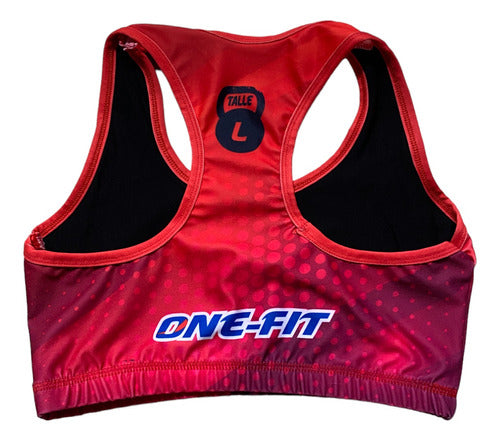 One-Fit Tops Deportivos De Lycra Forrados En La Parte Delantera 1