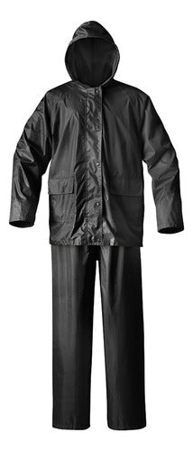 Raider Simplex Traje Completo Para Lluvia., L, Negro 0