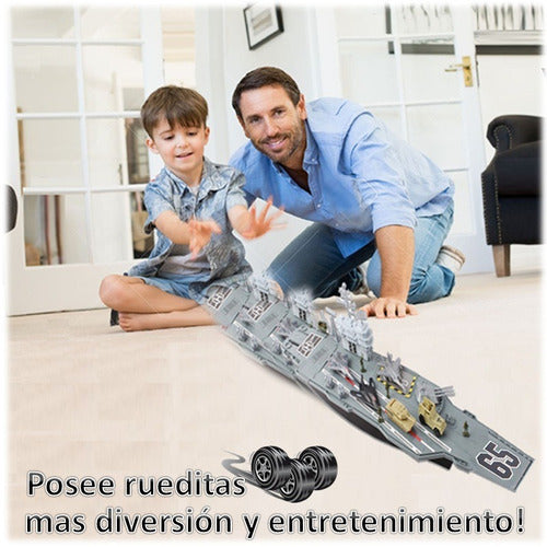 Special Forces Military Aircraft Carrier Playset for Kids - New 4