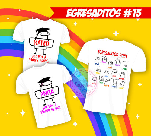 Imprimi Kits Diseños Plantillas Egresaditos Egresados Remeras #15 7