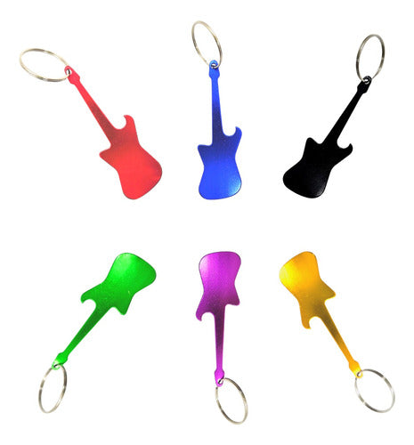 Nail Vinyl's Guitar Shaped Bottle Opener Keychain - Pack of 40 5