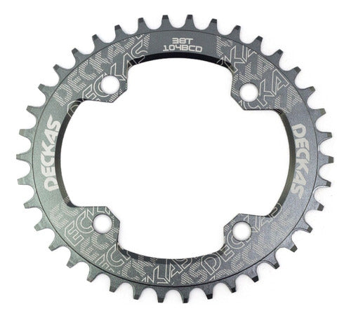 Oval Narrow Wide 36T BCD 104 Single Chainring - Deckas 0