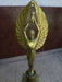 Antiguo Trofeo Base Madera Figura Bronce Adorno Coleccion 6