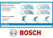 Set of 3 Bosch Aerofit M Wiper Blades for Ford Fiesta Kinetic From 2010 5