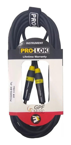 Pro-Lok Cable Plug Para Instrumento 6.5 Mono 6 Metros 0